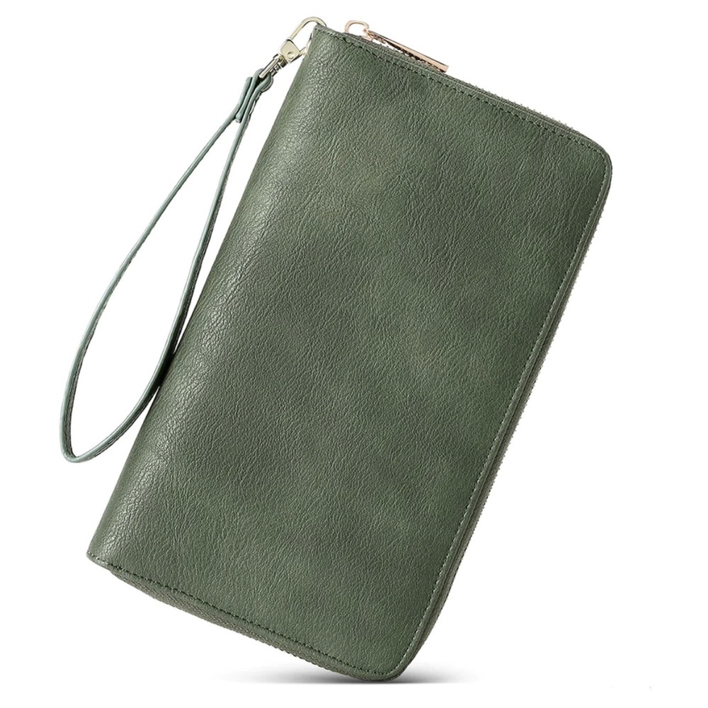 CLUCI Women👩🏽Wallet Large Leather RFID Blocking Designer  NEW🏷️